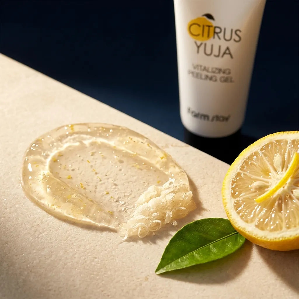 Detail - Palmstay Citrus Yuzu Peeling Gel 100ml | Gentle K-Beauty Exfoliator