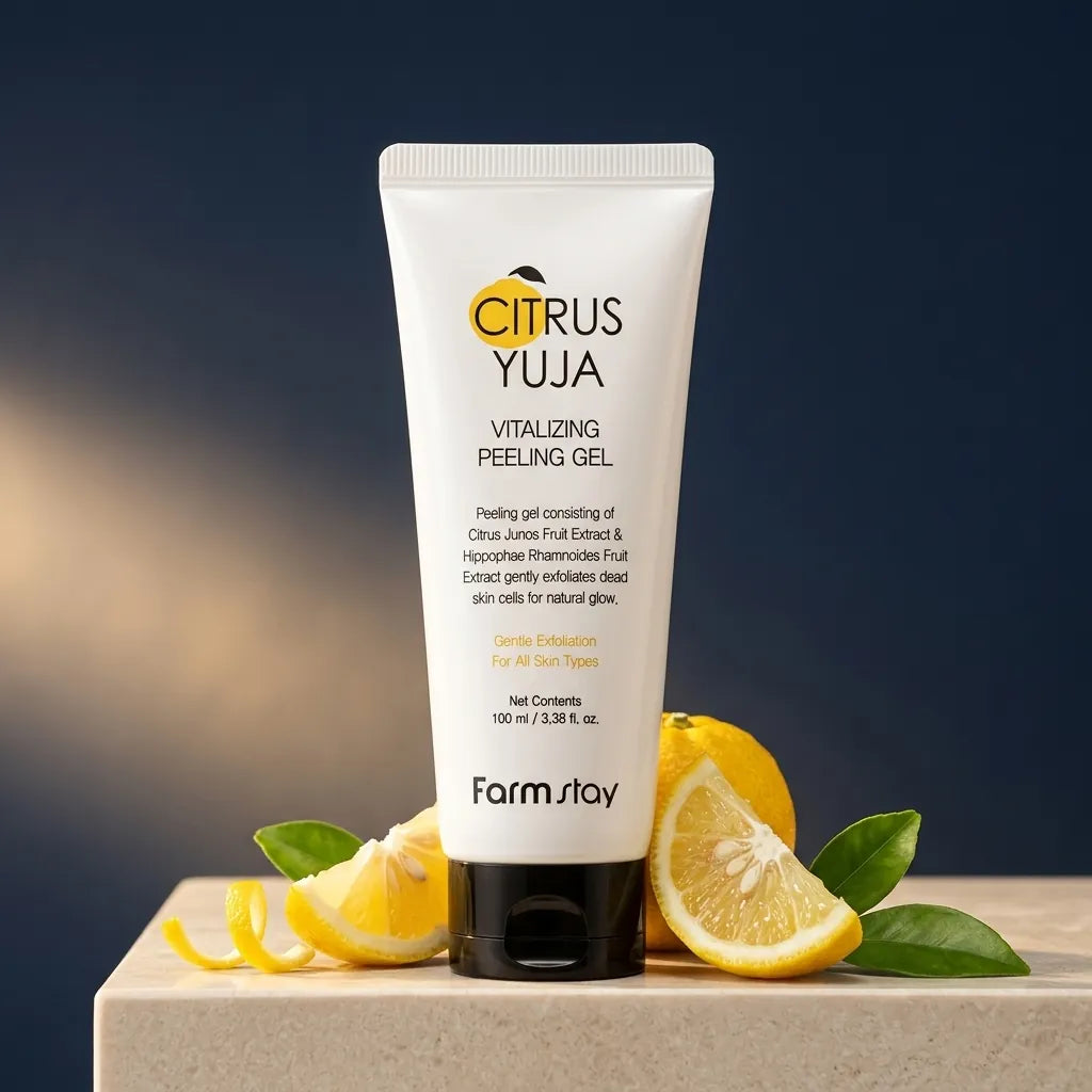 Palmstay Citrus Yuzu Peeling Gel 100ml | Gentle K-Beauty Exfoliator