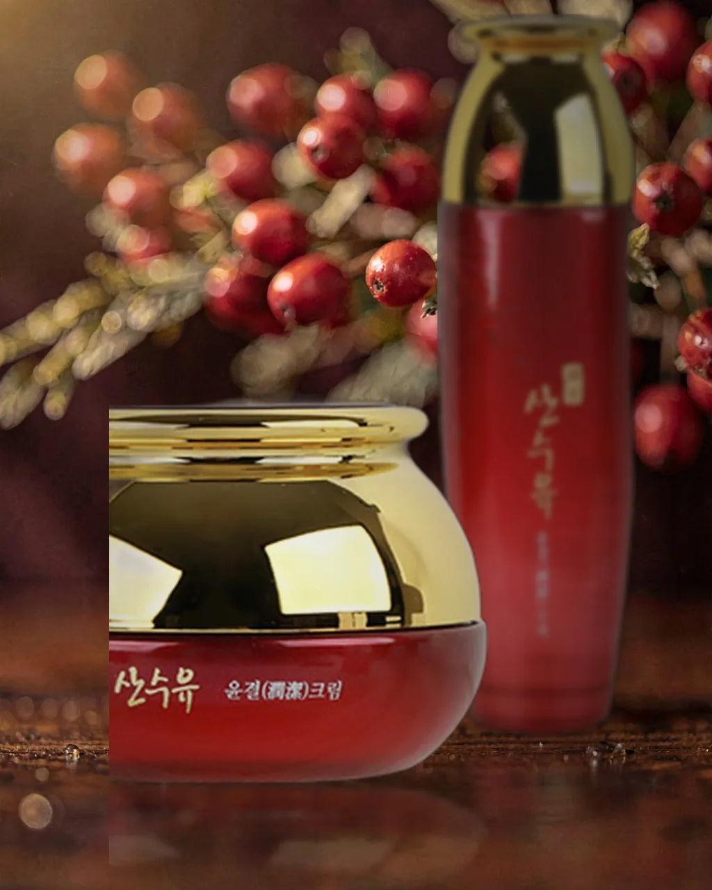 Detail - Sansuyu Cornus Antioxidant Glow 3-Piece Skincare Set