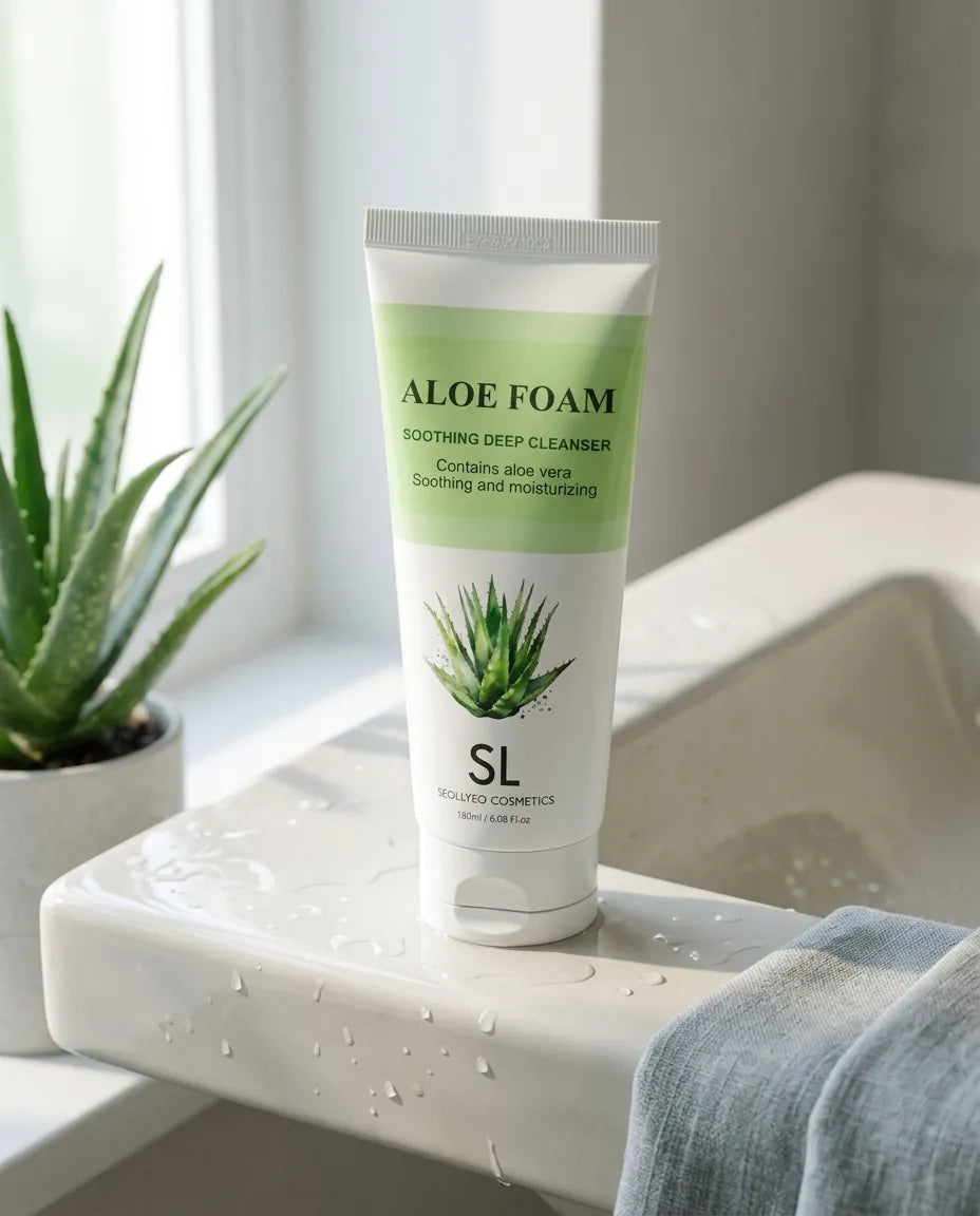 Lifestyle - Seolryeo Aloe Foam Soothing Deep Cleanser 180ml