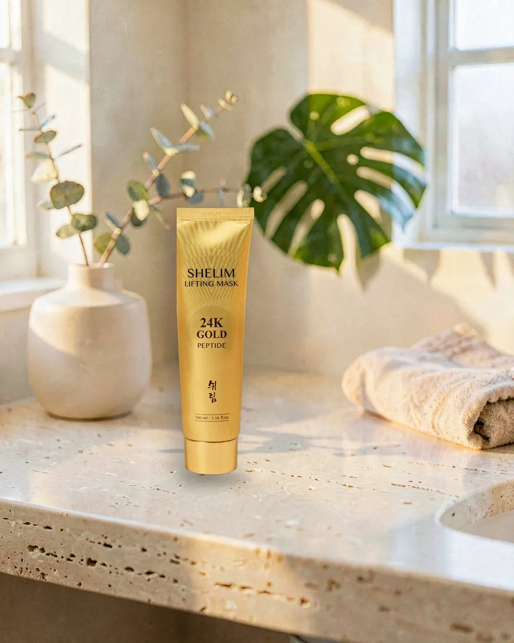 Lifestyle - Shrim 24K Gold Peptide Lifting Mask 100ml | K-Beauty Sheet Mask