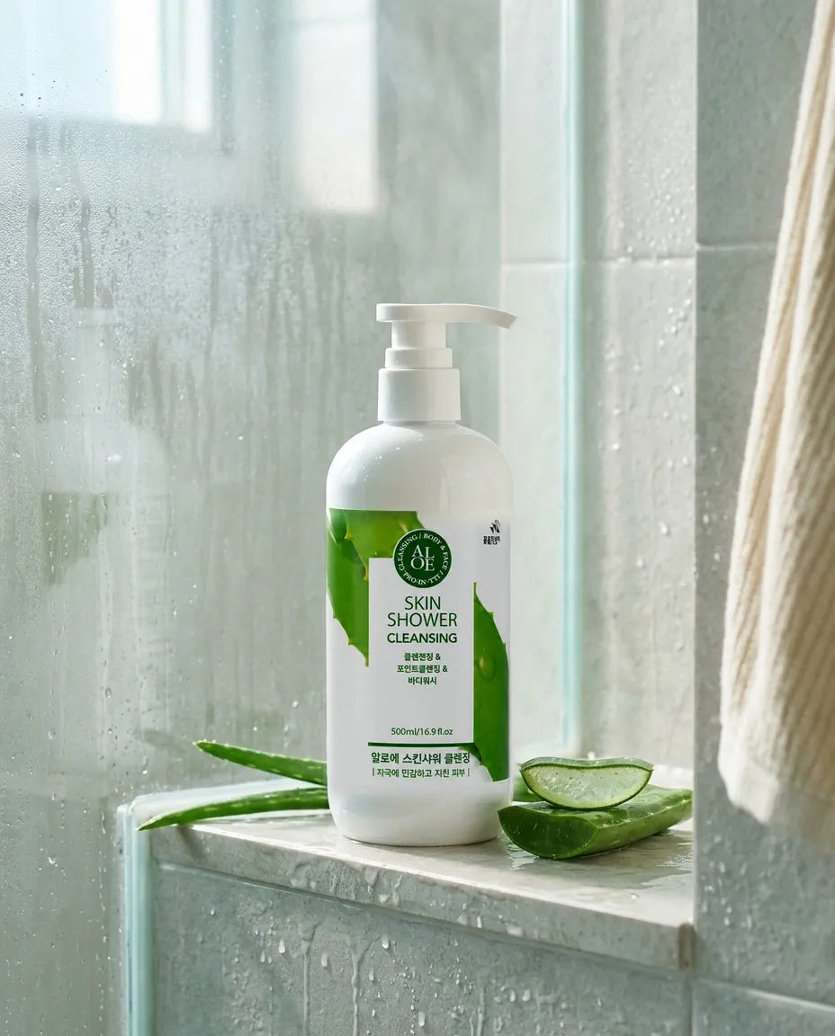 Lifestyle - Somang Aloe Skin Shower Cleansing Gel 500ml - Korean Body Wash