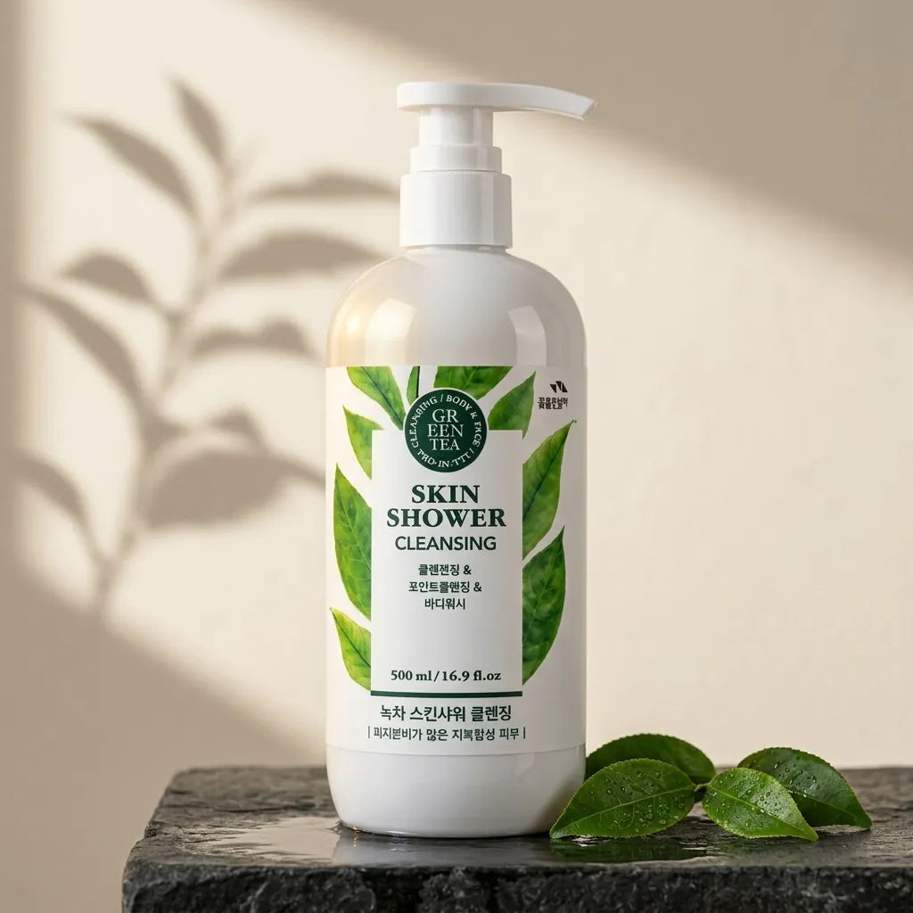 Somang Green Tea Skin Shower Cleansing Gel 500ml