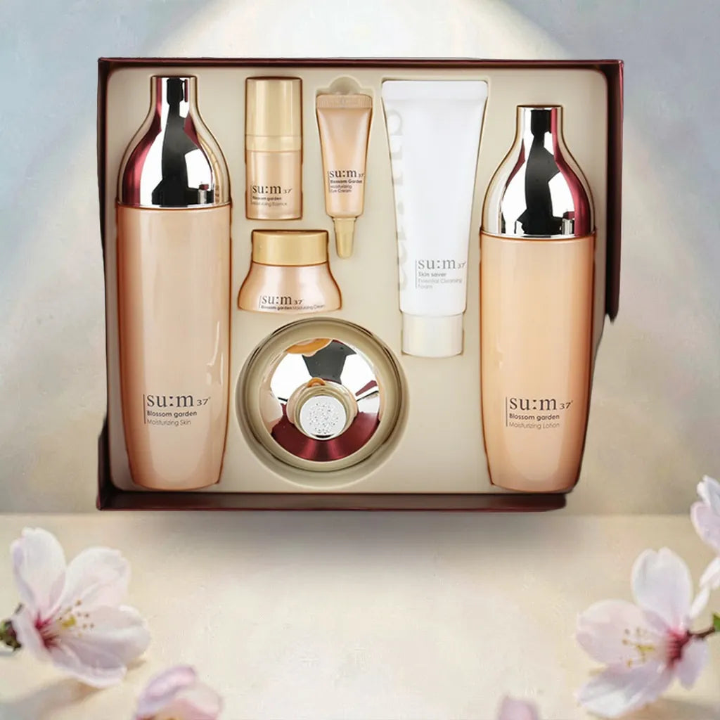 Sum37 Blossom Garden Special 3-Piece Korean Skincare Gift Set
