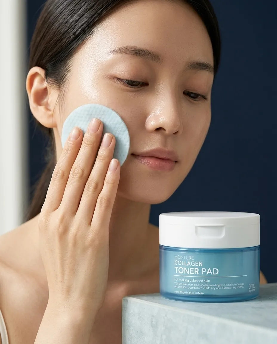 Lifestyle - Tenzero Moisture Collagen Toner Pads – 70 Count K-Beauty Pads