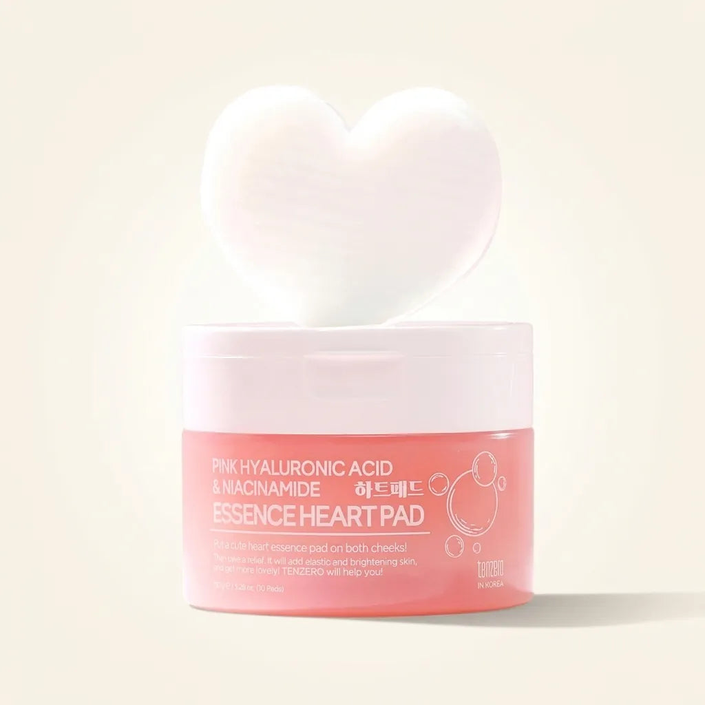 Tenzero Pink Hyaluronic Acid Niacinamide Heart Patch Pads 150g