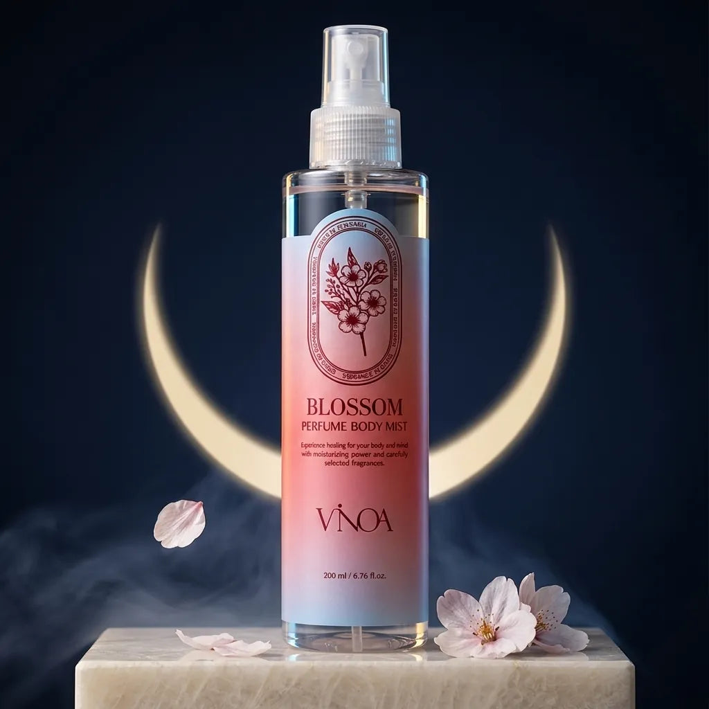 Vinoa Blossom Perfume Body Mist 200ml - K-Beauty Fragrance Spray