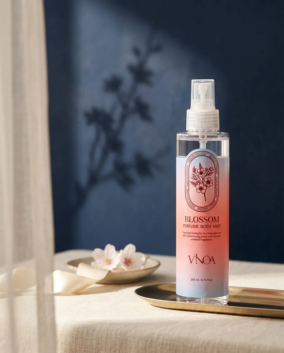 Lifestyle - Vinoa Blossom Perfume Body Mist 200ml - K-Beauty Fragrance Spray