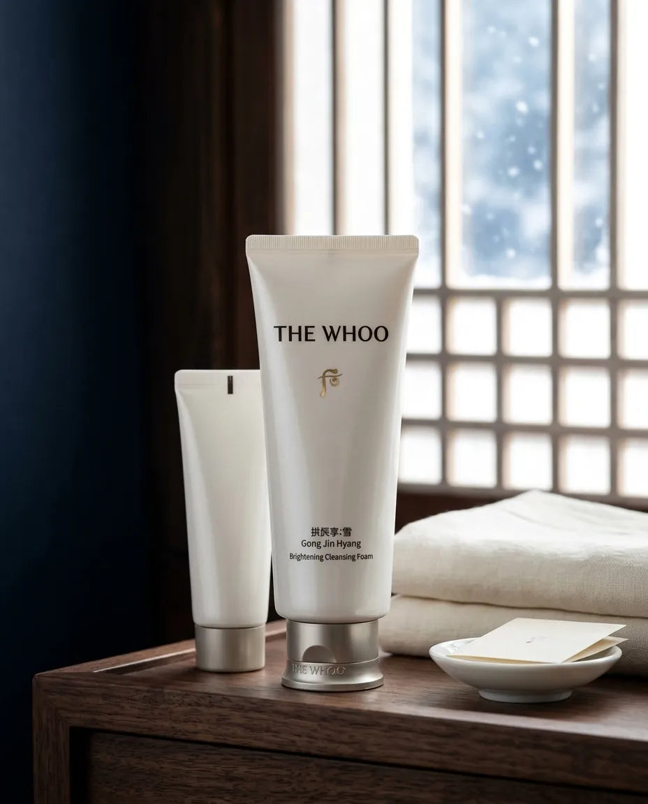 Lifestyle - Whoo Gongjinhyang Seol Brightening Cleansing Foam Set 180ml+40ml