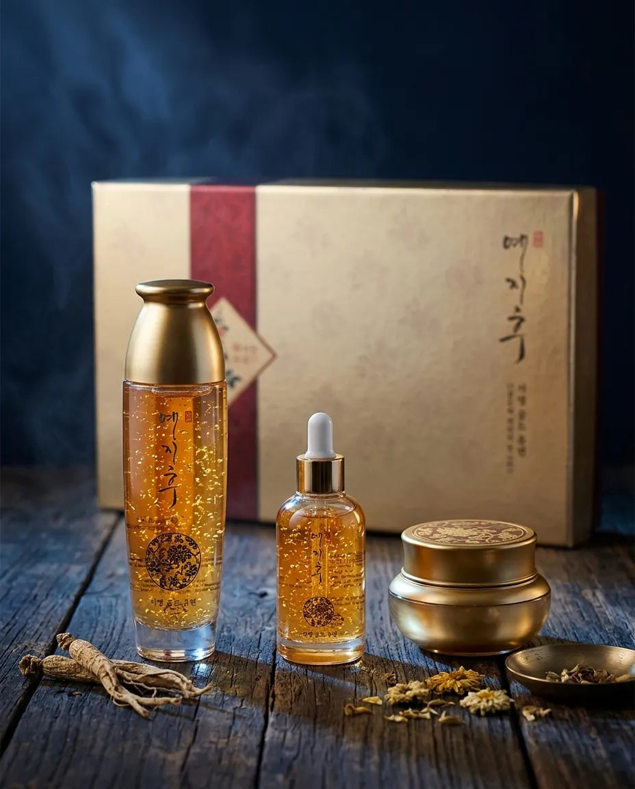 Lifestyle - Yejihu Fermented Herbal Gold 5-Piece Skincare Set